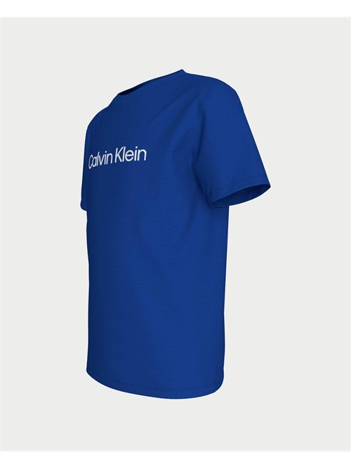 T-shirt Calvin Klein con logo bambino CALVIN KLEIN | IU0IU00682C66